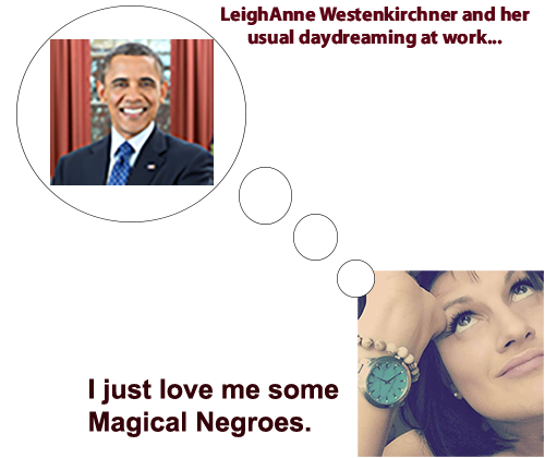 LEIGHANNE WESTENKIRCHNER with Obama